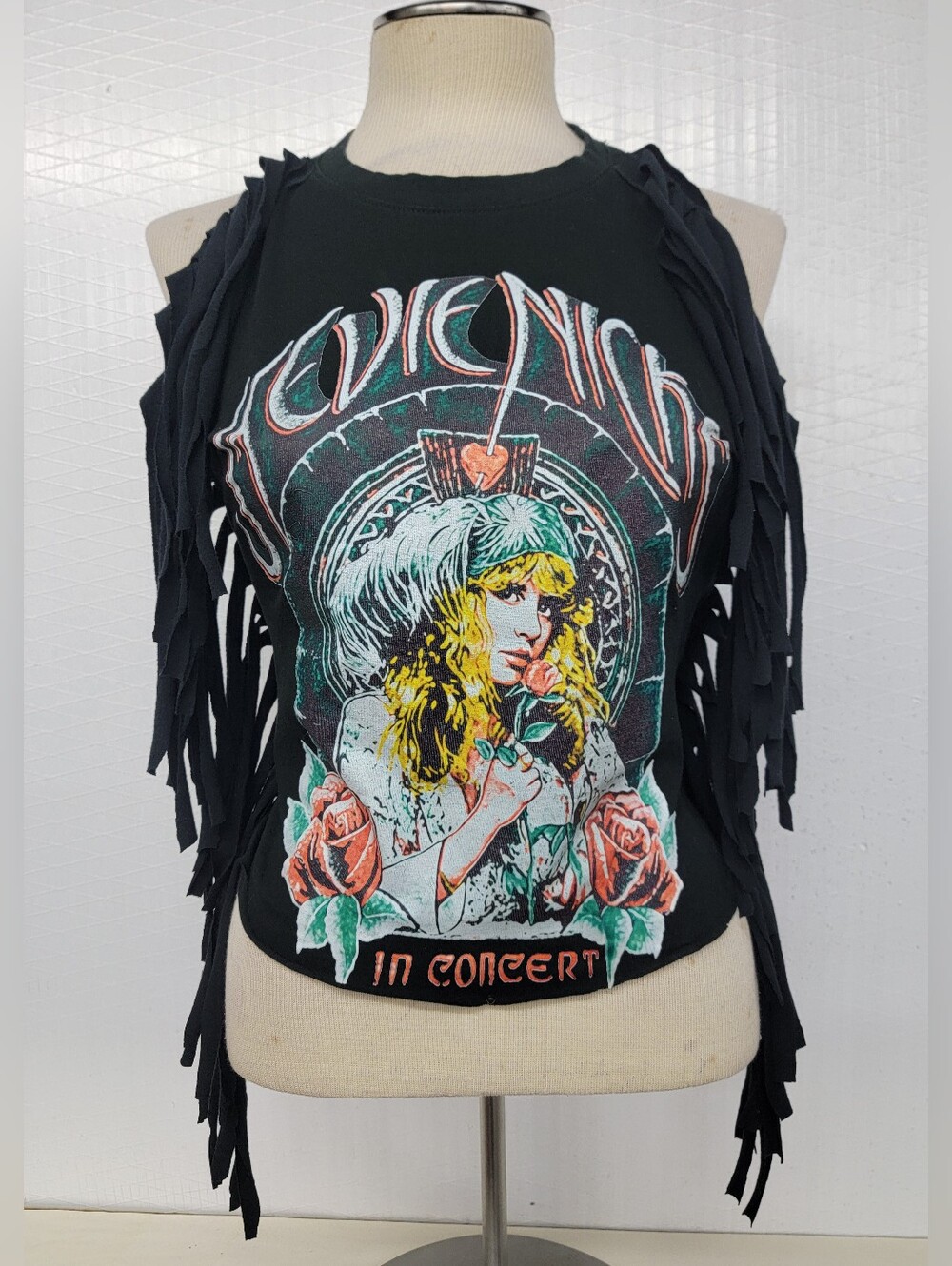 Stevie Nicks Band Halter Top Upcycled